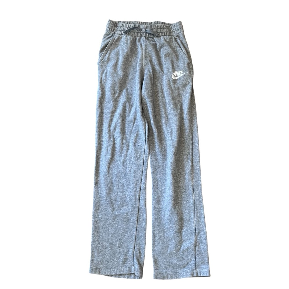 Nike Kids Boys Light Gray Sweatpants XL Pockets Drawstring